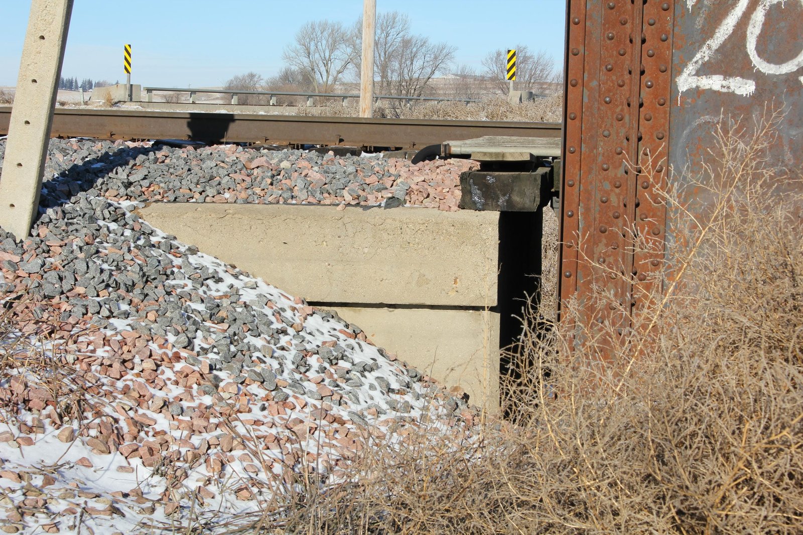 West abutment
